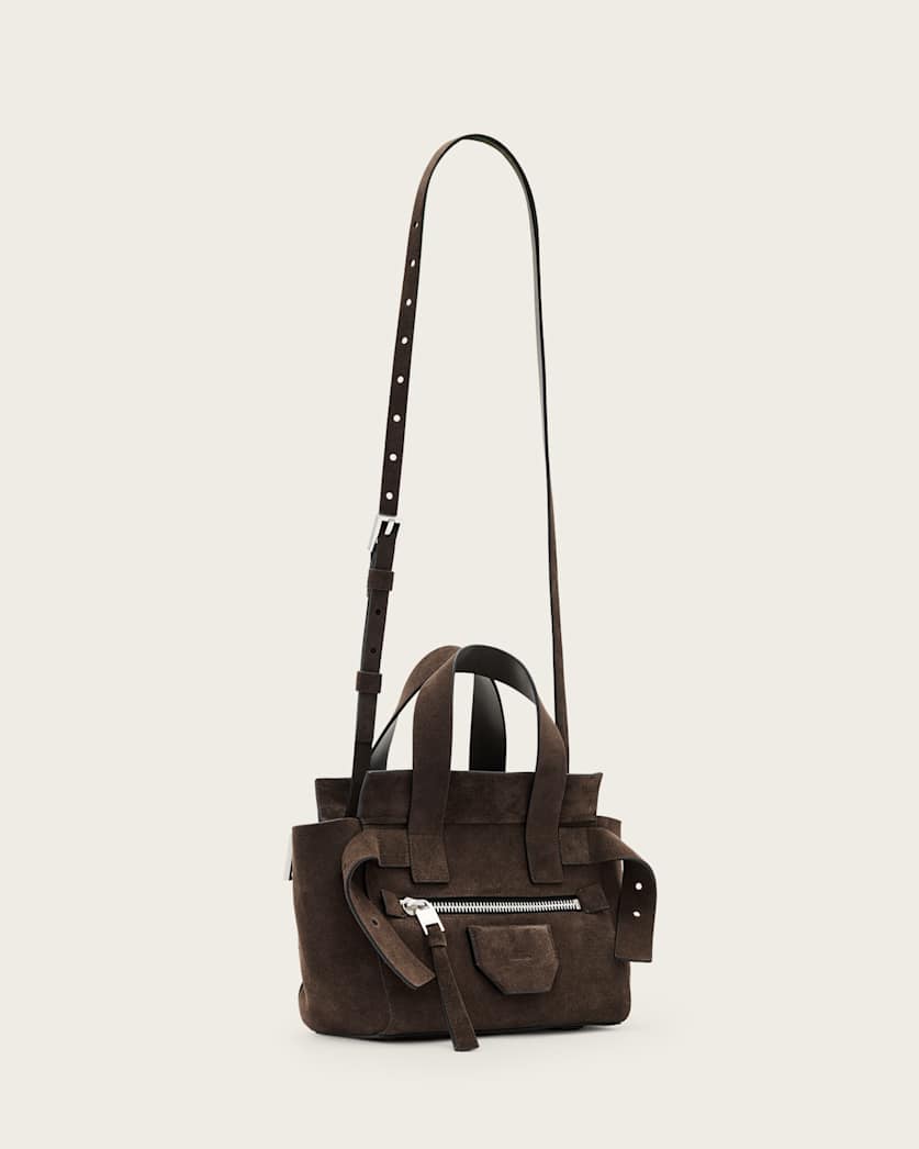 Perez Suede Mini Crossbody Bag
