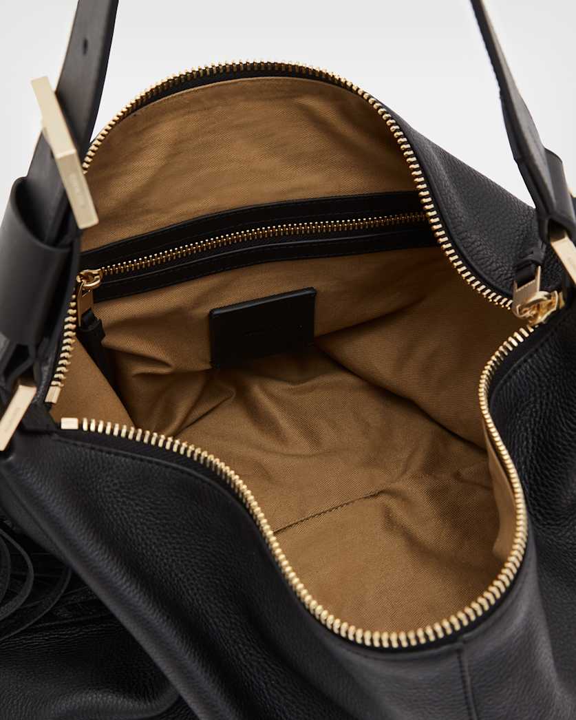 Edbury Leather Fringed Shoulder Bag