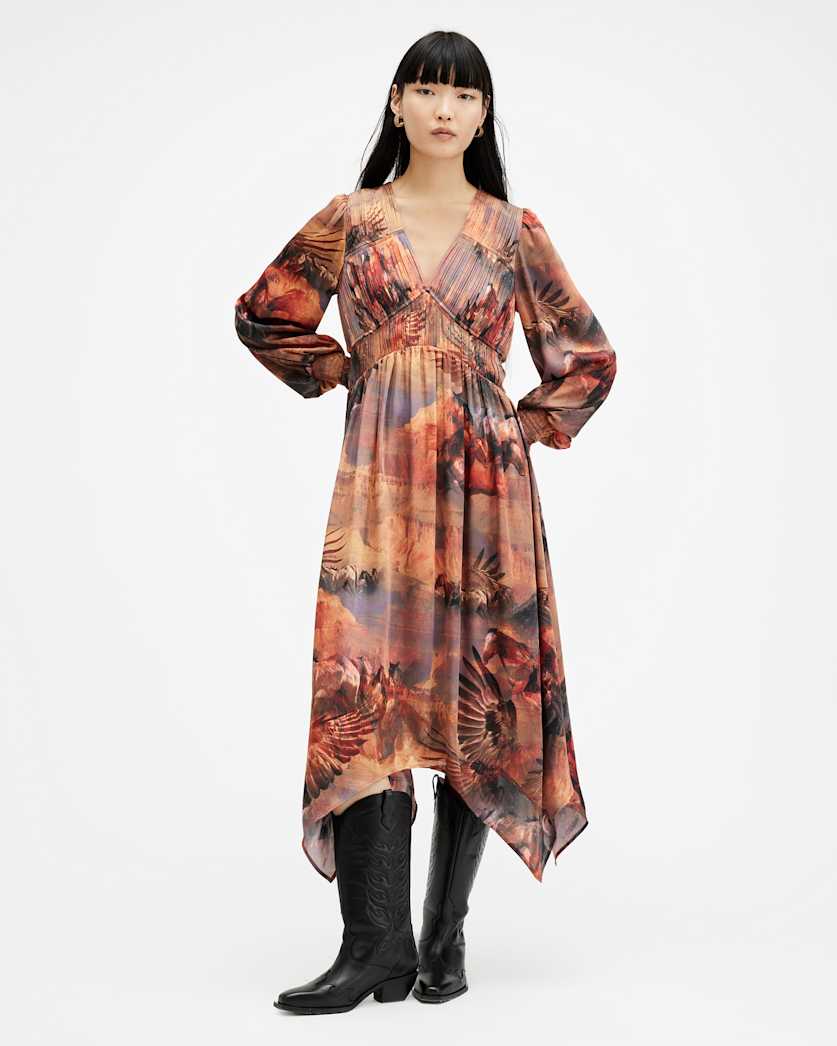 Estelle Colca Asymmetric Maxi Dress