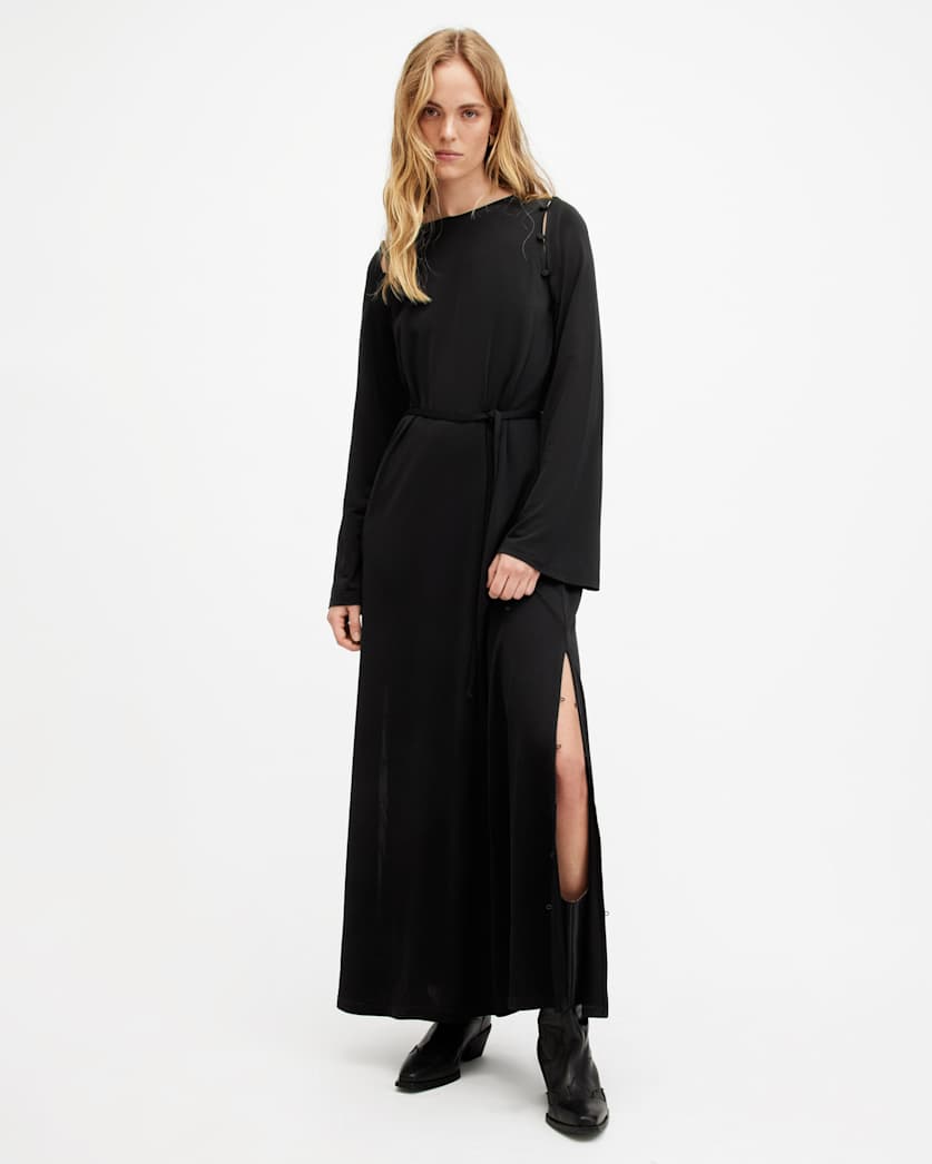 Susannah Removable Sleeve Maxi Dress