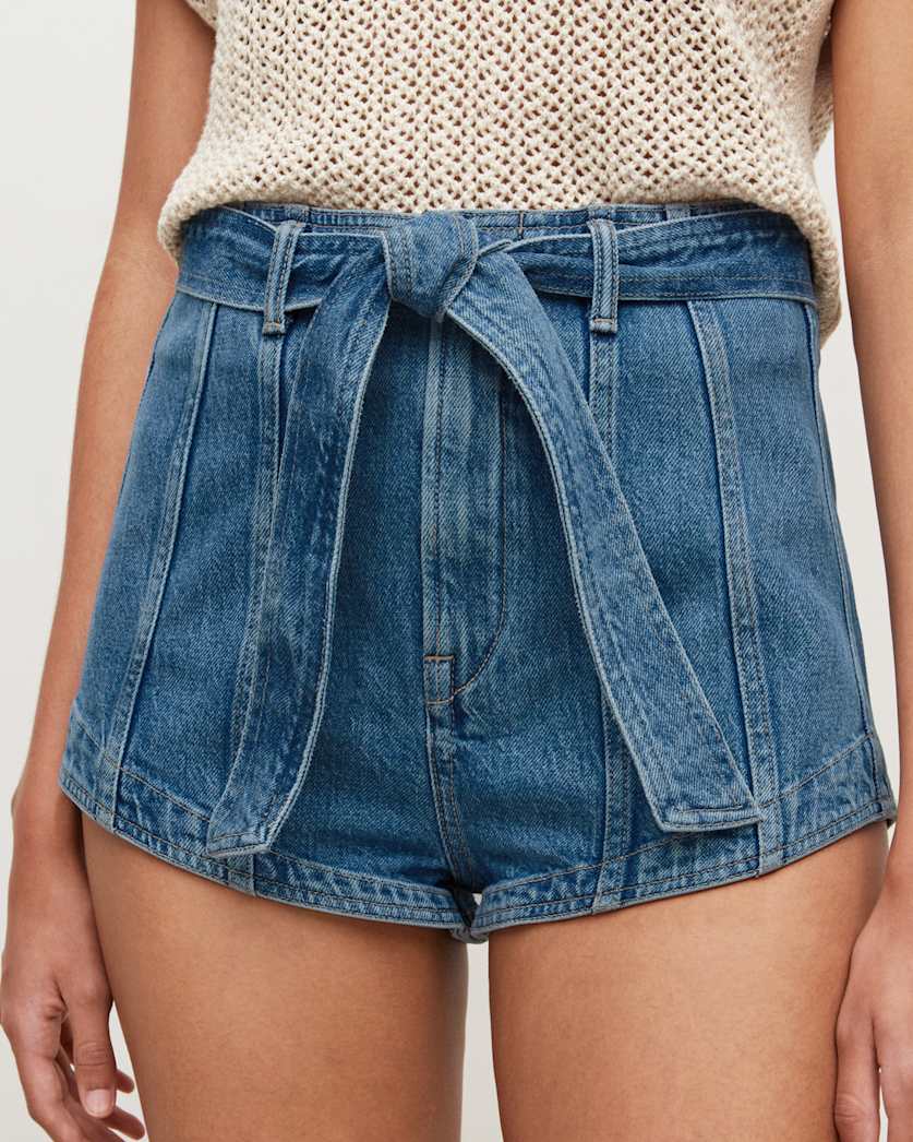 Frankie High-Rise Denim Shorts