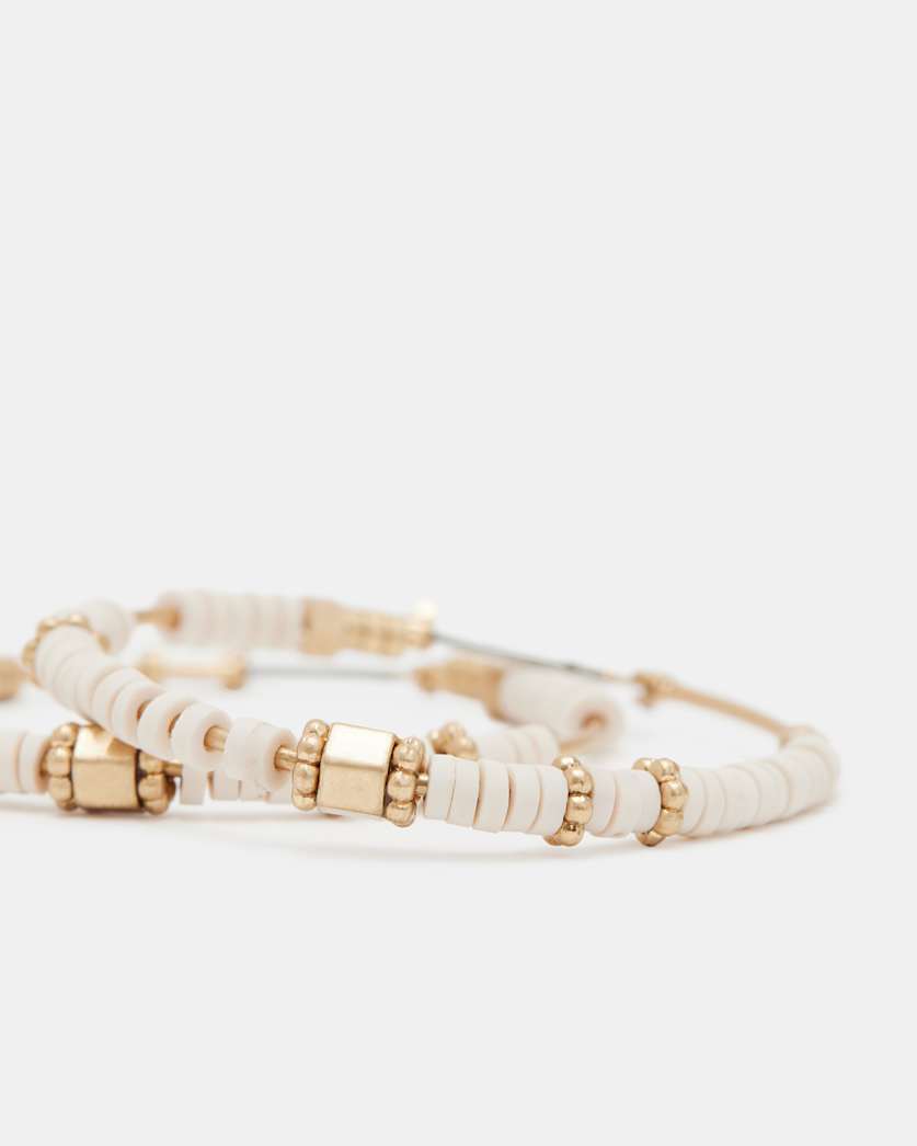 Amelie Bead Hoop Earrings