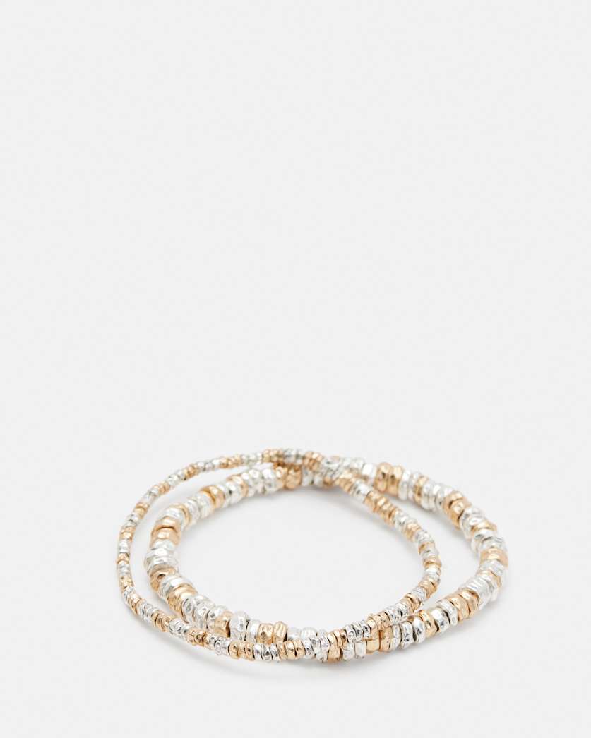 Hadley Two Tone Beaded Bracelet Set
