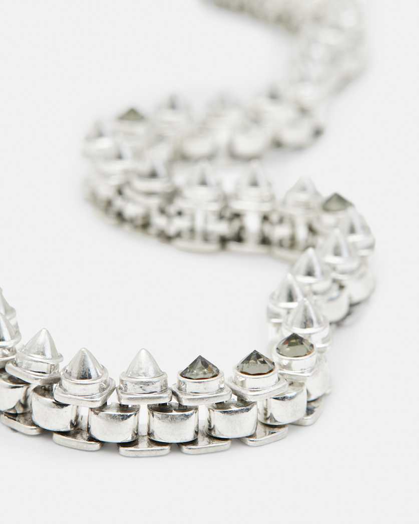 Bobbie Box Chain Studded Necklace