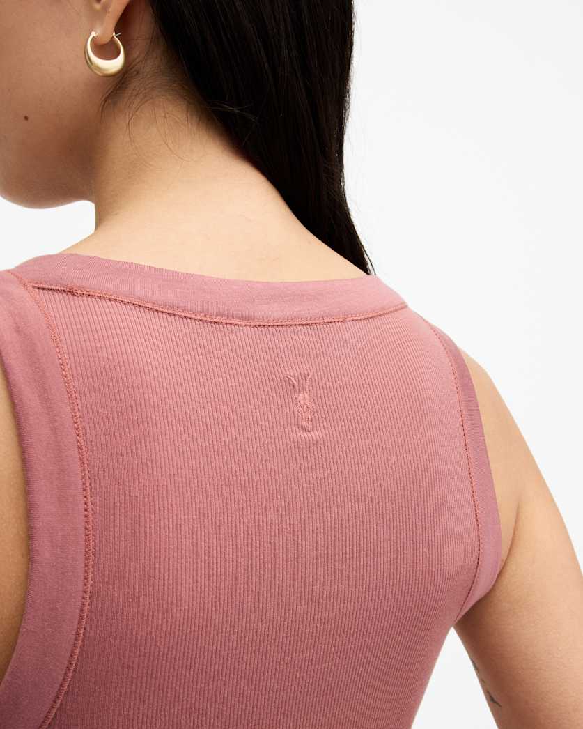 Rina Crew Neck Sleeveless Tank Top
