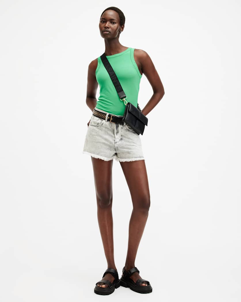 Rina Crew Neck Sleeveless Tank Top