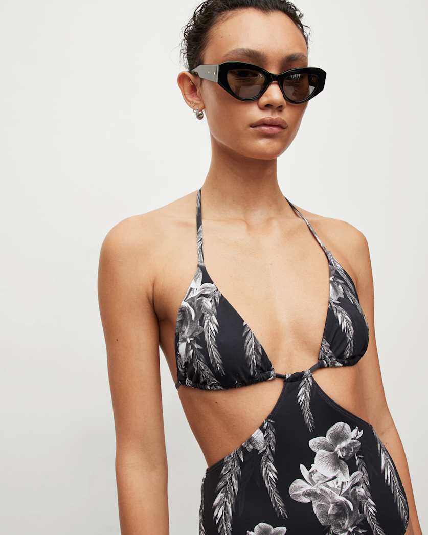 Peri Mia Cut-Out Floral Swimsuit