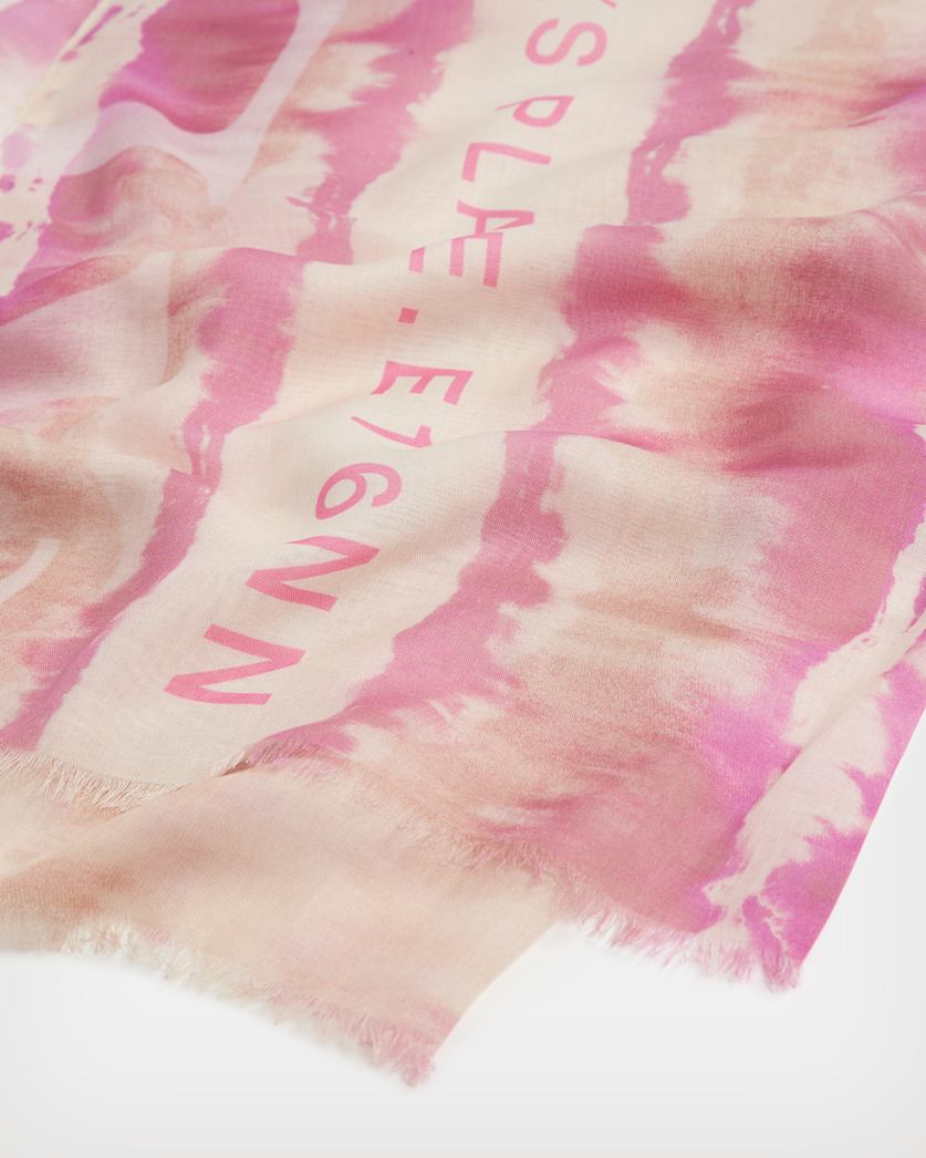 Marea Tie Dye Print Oblong Scarf