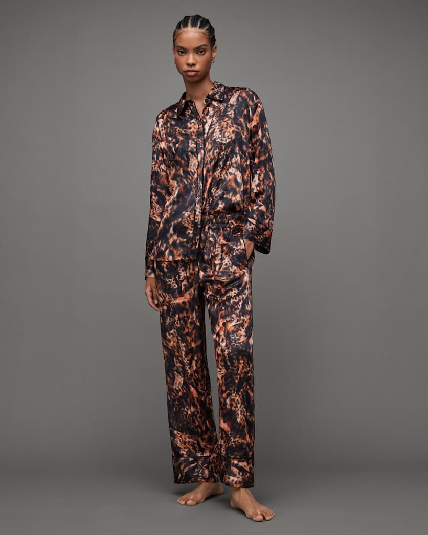 Sofi Silk Blend Spark Pyjama Shirt