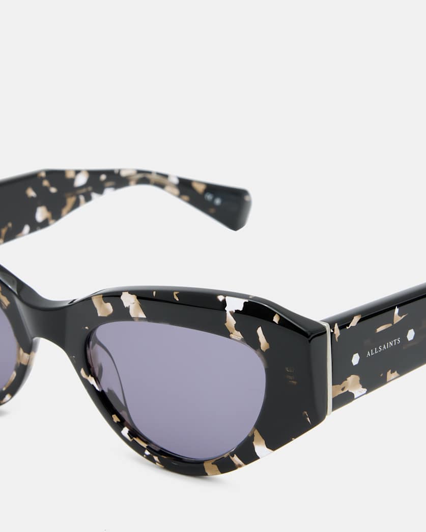 Calypso Bevelled Cat Eye Sunglasses