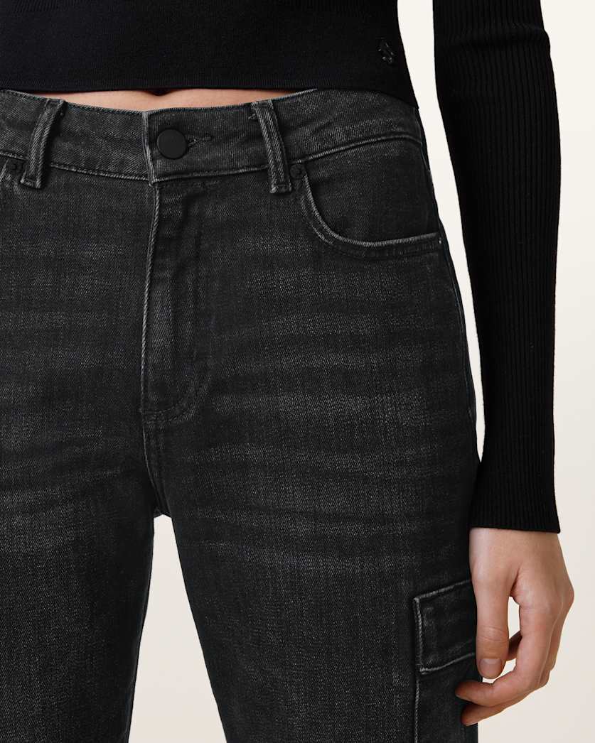 Hollis Slim Denim Bootcut Jeans