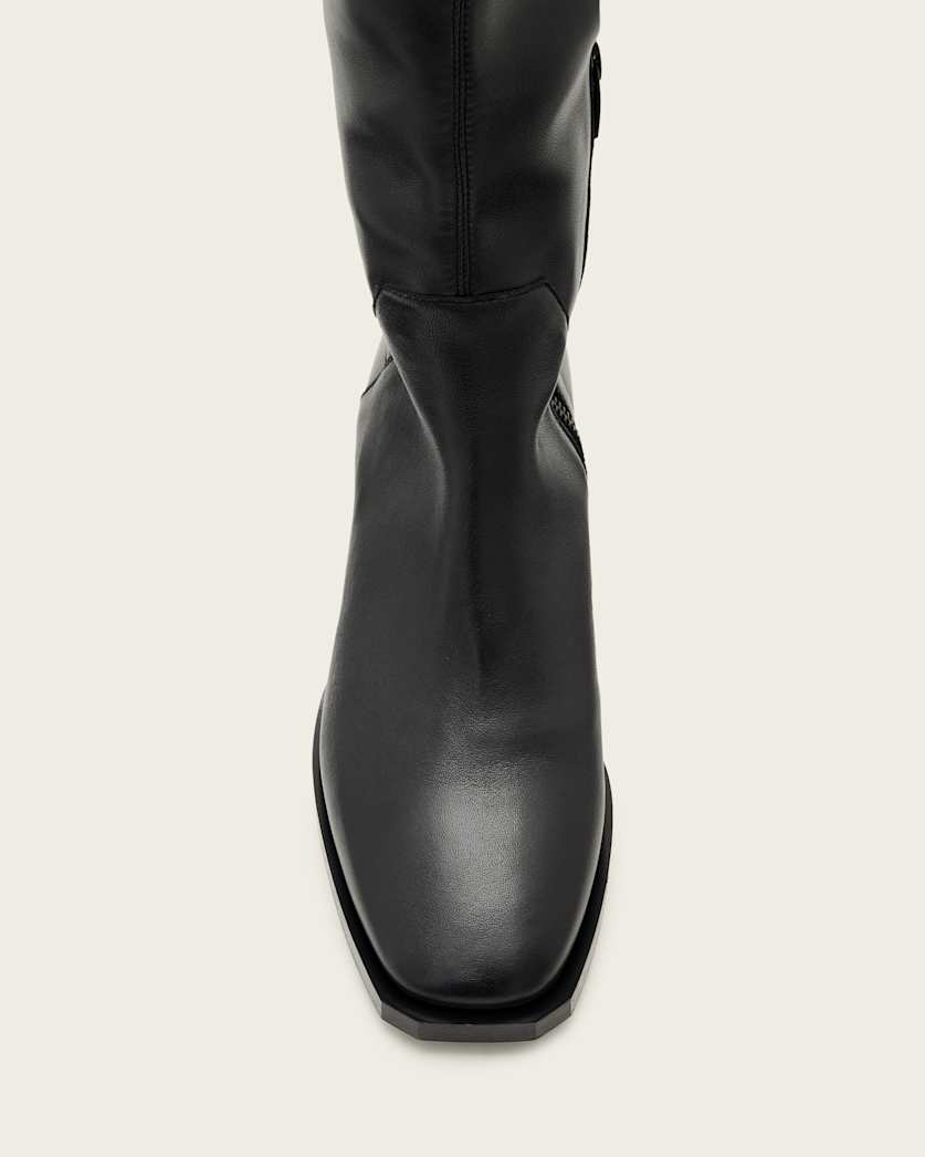 Avril Knee High Leather Boots