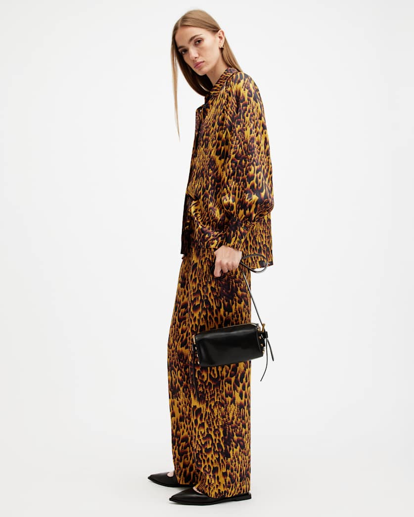 Oana Leopard Print Shirt