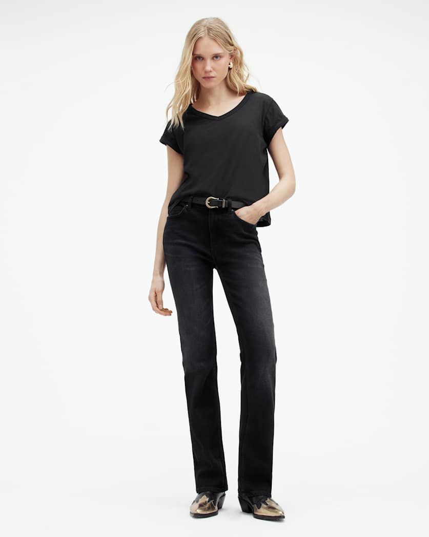 Anna V Neck Short Sleeve T-Shirt