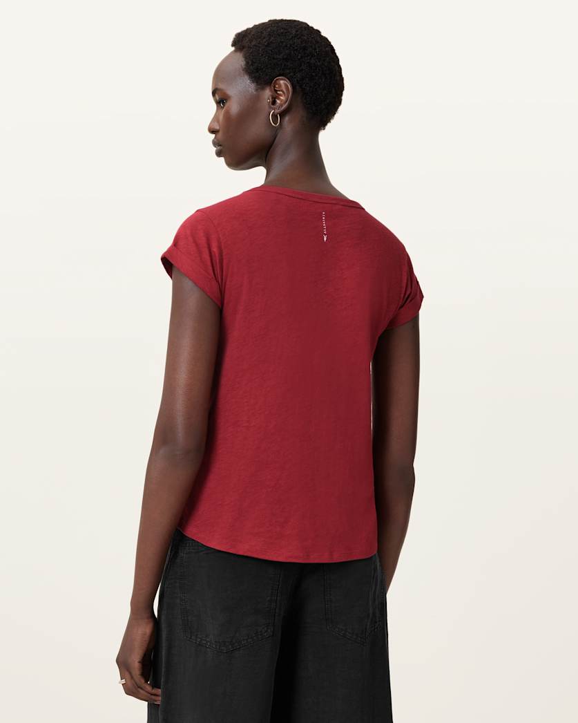 Anna V-Neck Short Sleeve T-Shirt