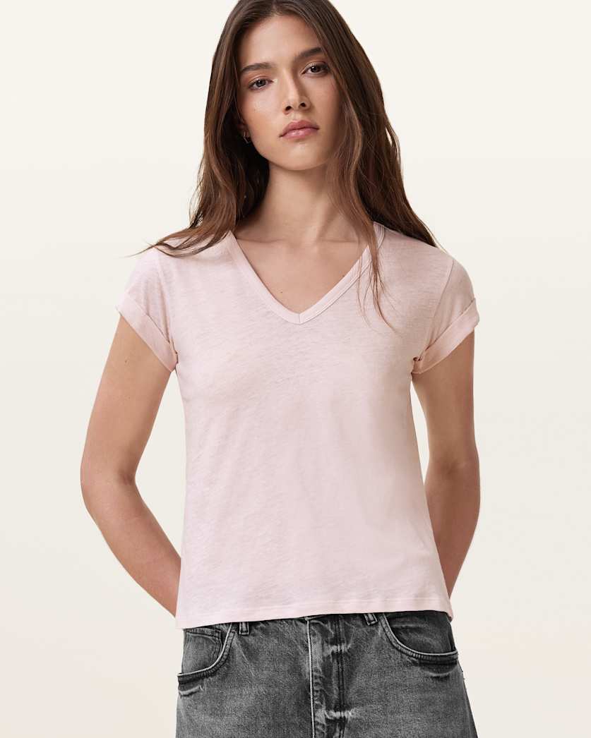 Anna V-Neck Short Sleeve T-Shirt