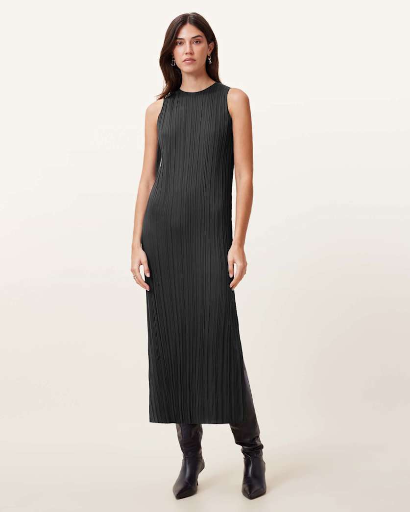 Vittoria 2-In-1 Pleated Midi Dress