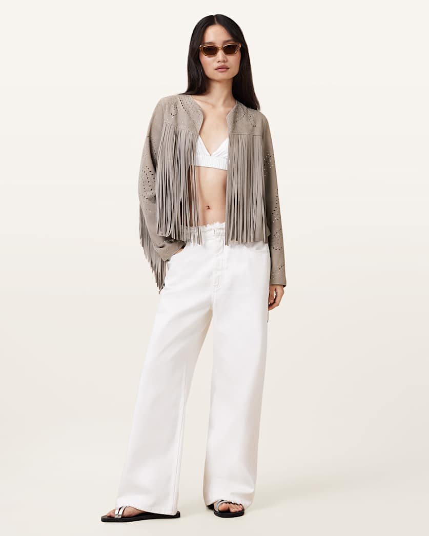Asta Suede Tassel Jacket