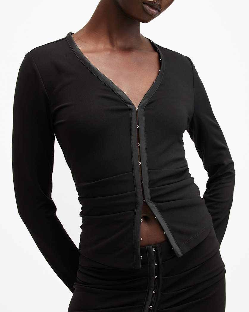 Cadell V-Neck Long Sleeve Top