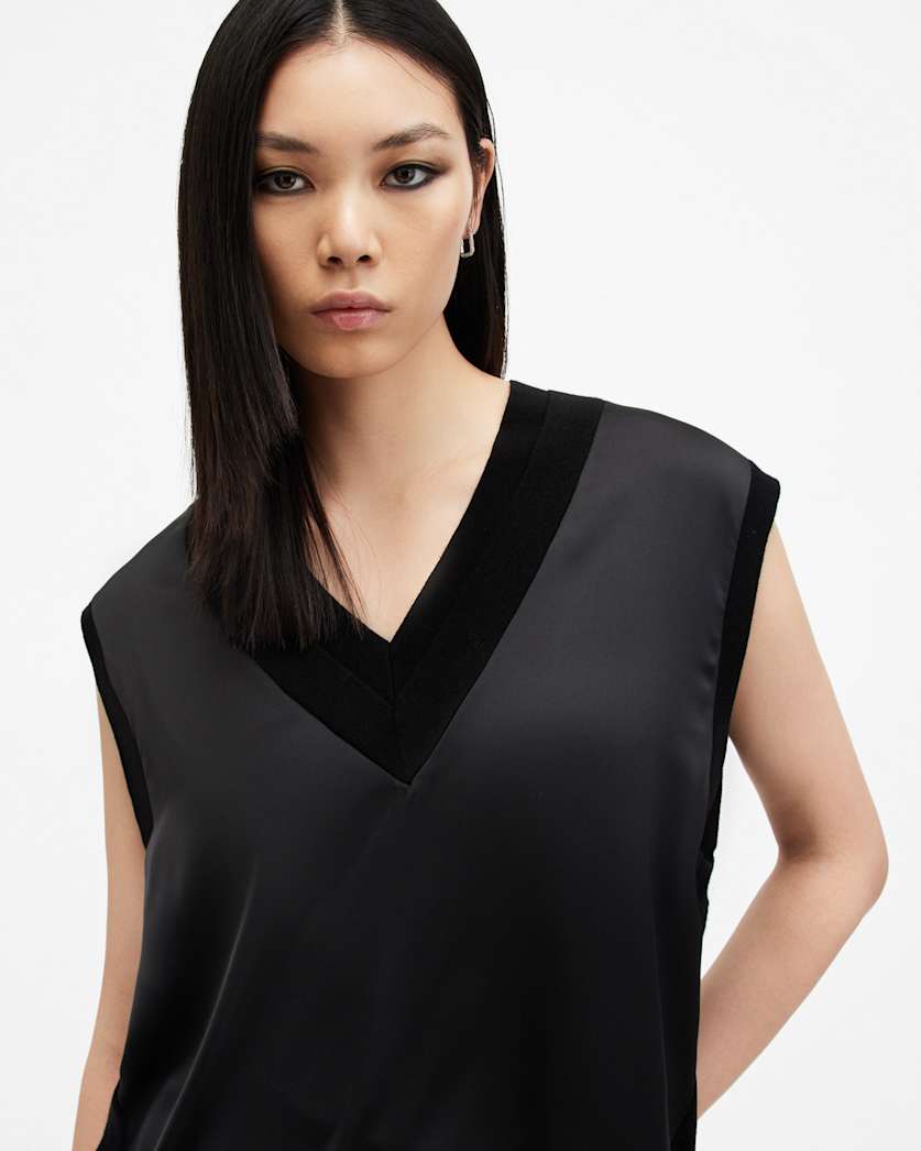Bern Merino Wool V-Neck Tank Top