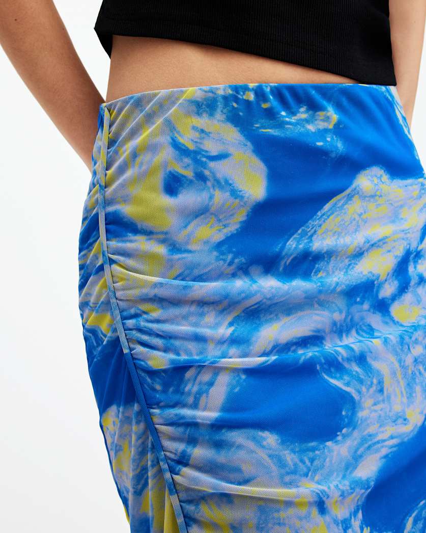 Nora Inspiral Mesh Midi Skirt