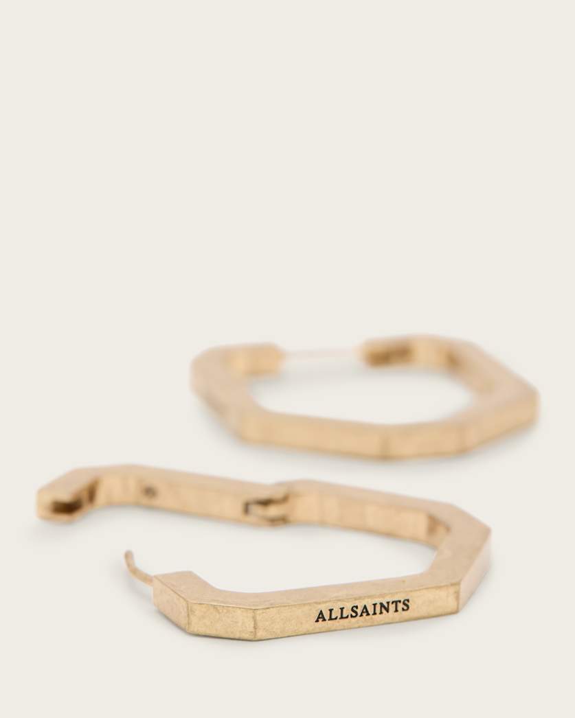 Stella Hex Hoop Earrings