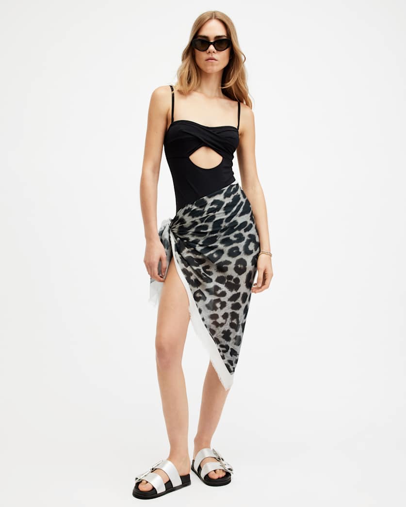 Tatum Bandeau Cut-Out Swimsuit