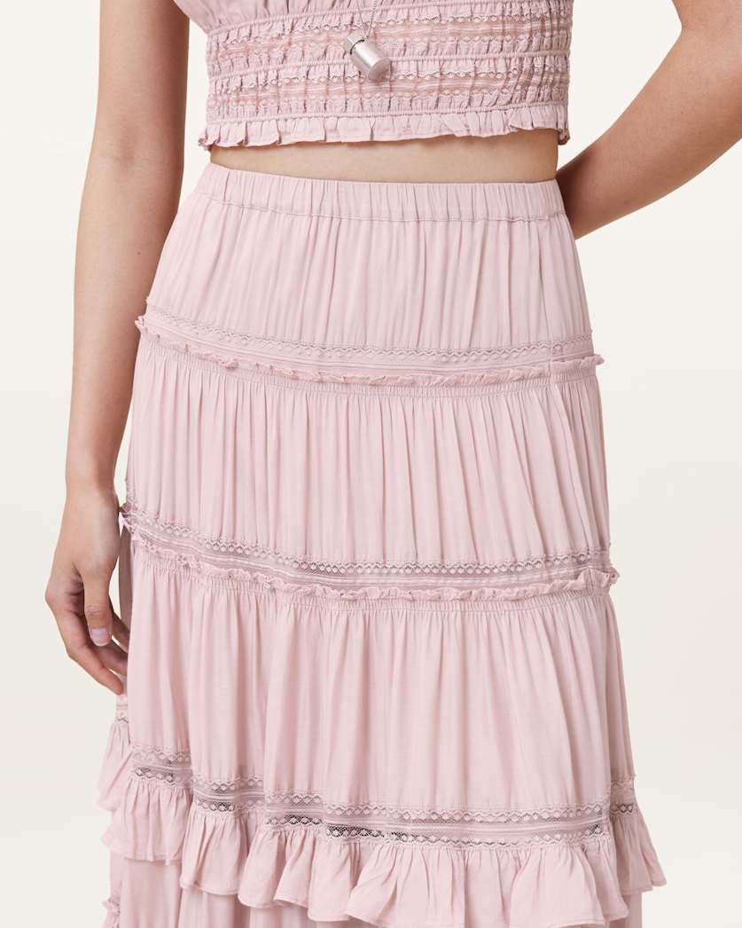 Talia Tiered Maxi Skirt