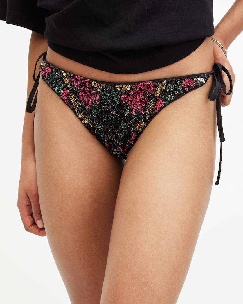 Jamilia Embellished Bikini Bottoms