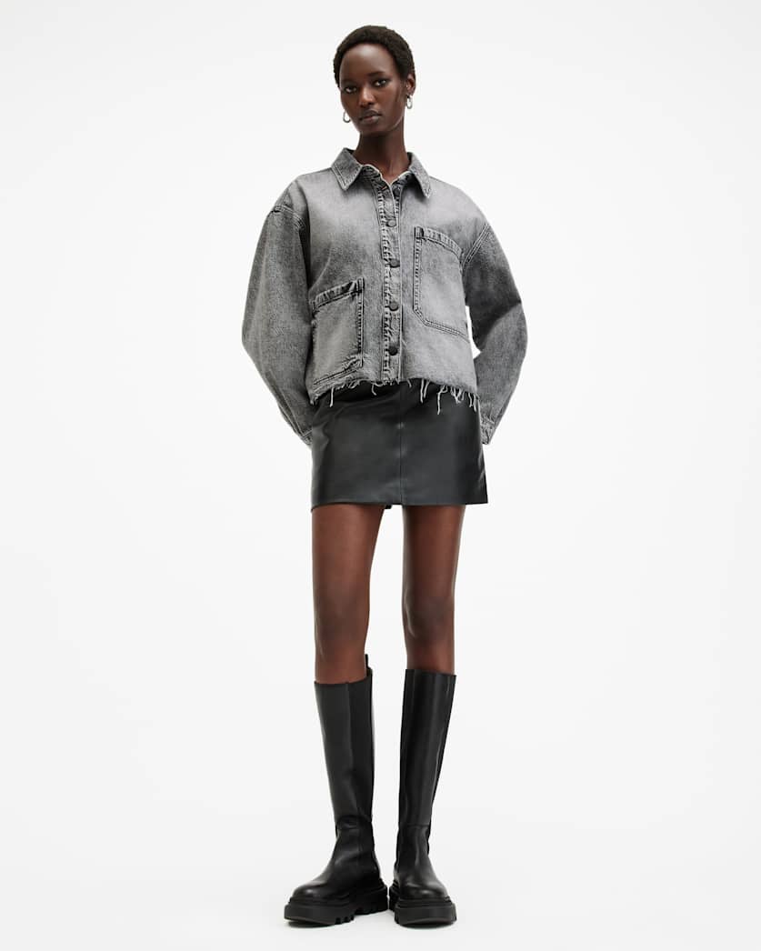 Nicky Oversized Denim Shirt Jacket
