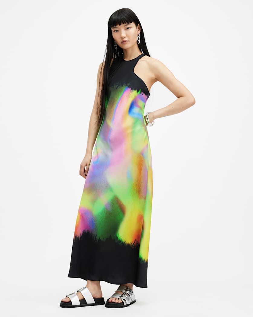 Betina Orbital Slim Fit Maxi Dress