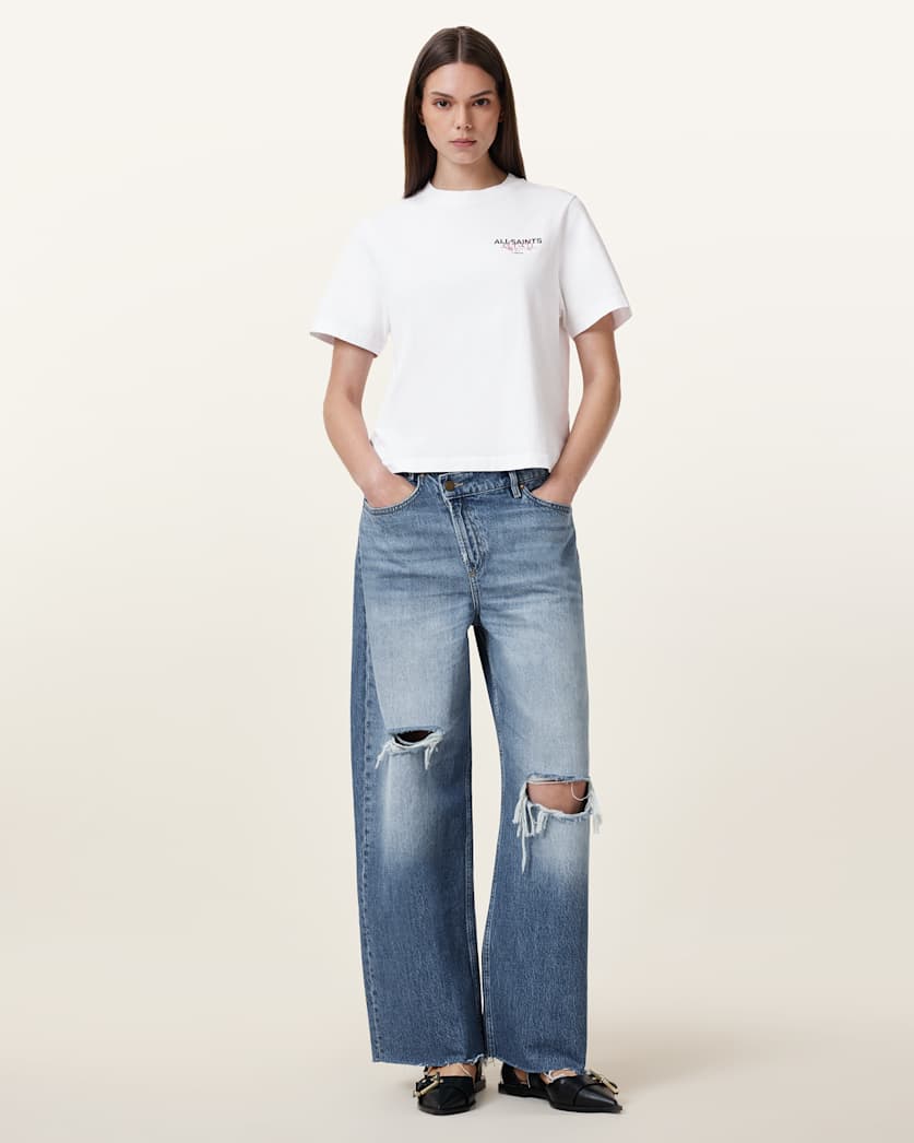 Amore Lisa Boxy Crew Neck T-Shirt