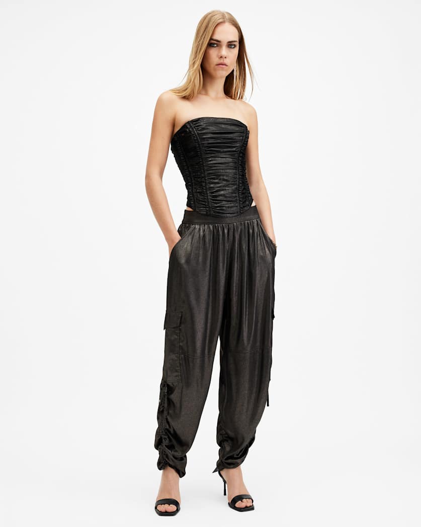 Livvy Metallic Bodycon Corset