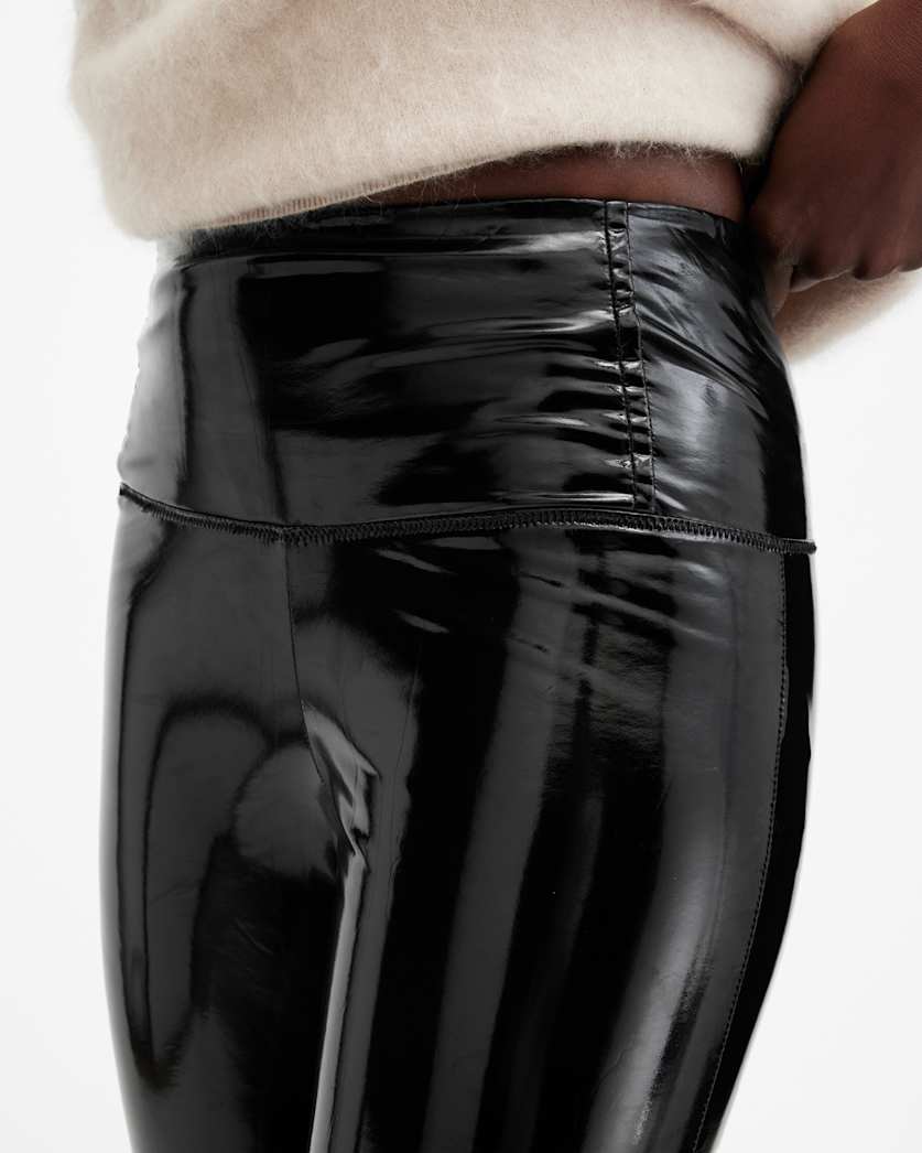 Cora High-Rise Shine Leggings