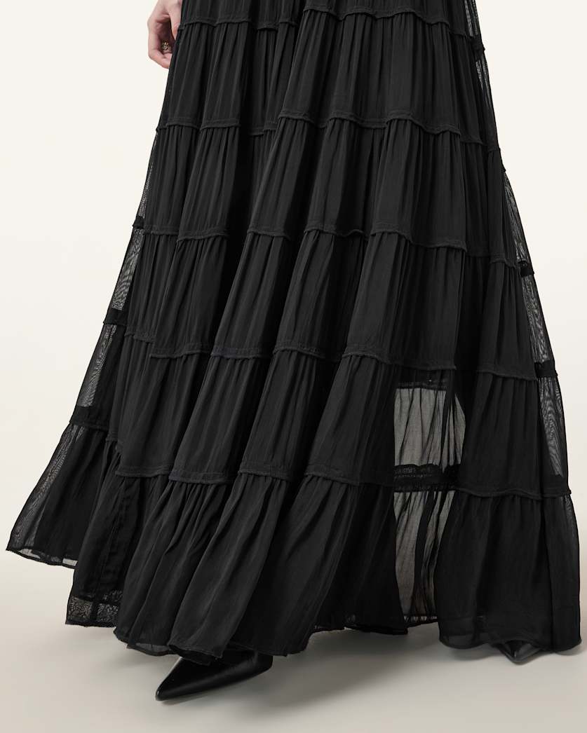 Eva Tiered Maxi Skirt