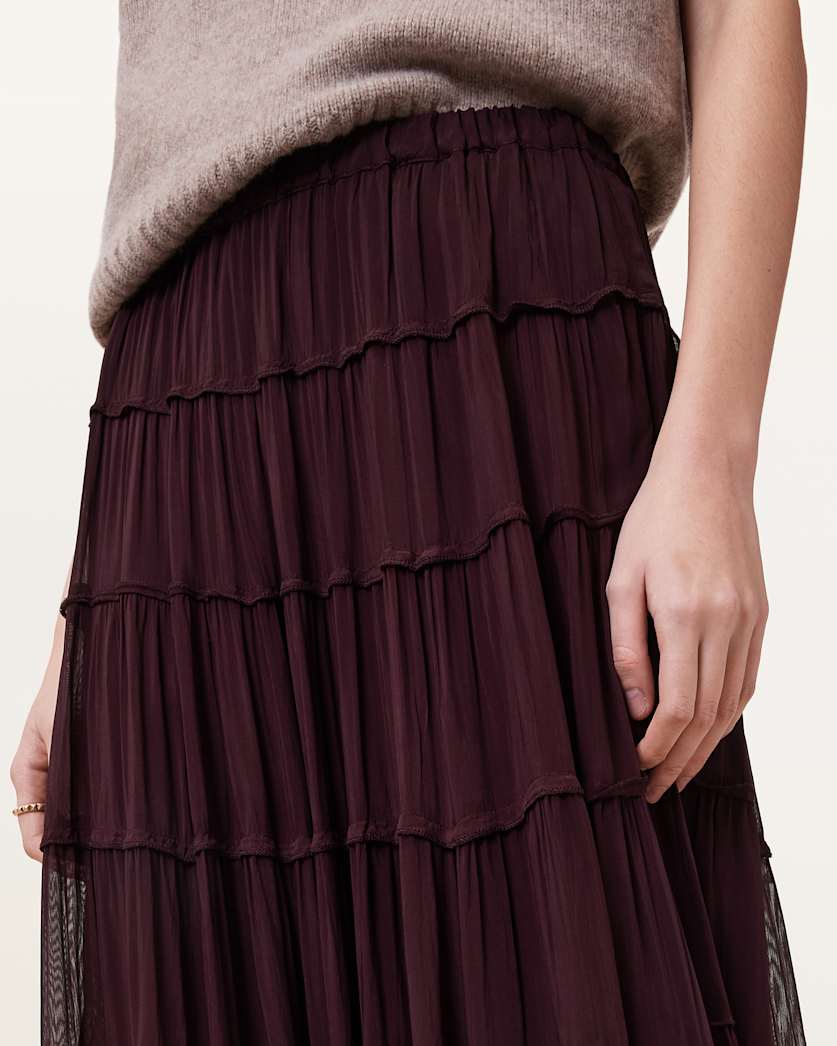 Eva Tiered Maxi Skirt