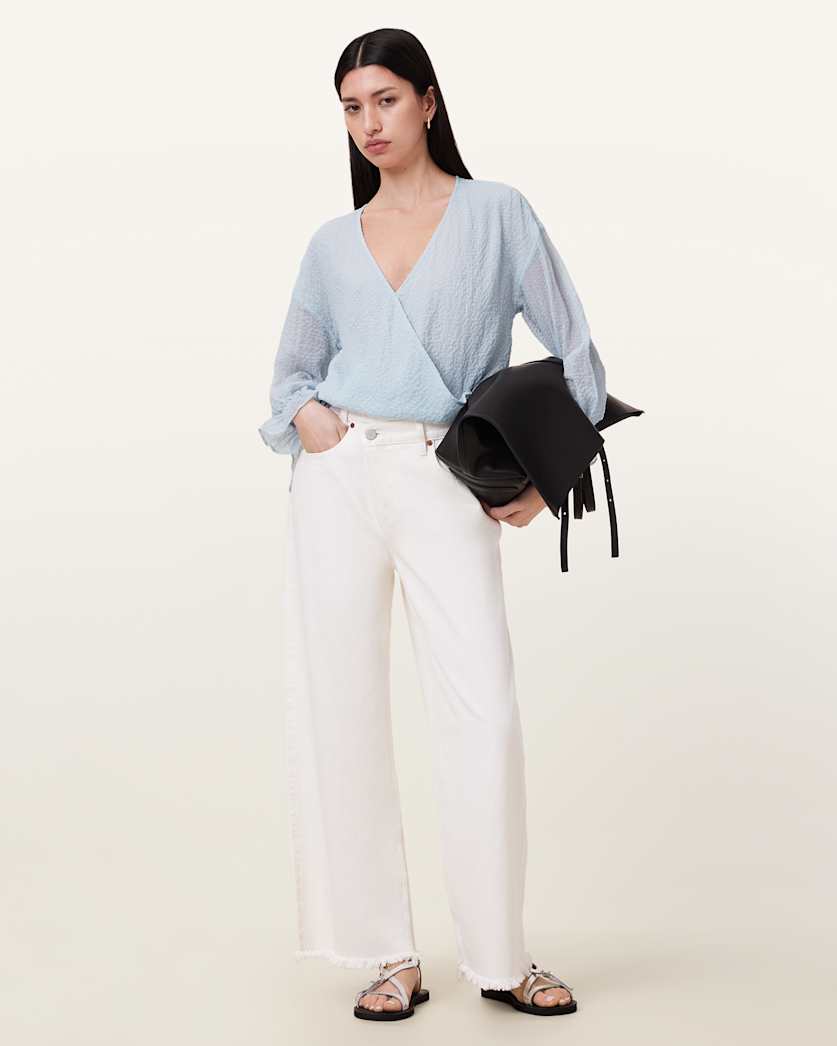 Penny Seersucker Top