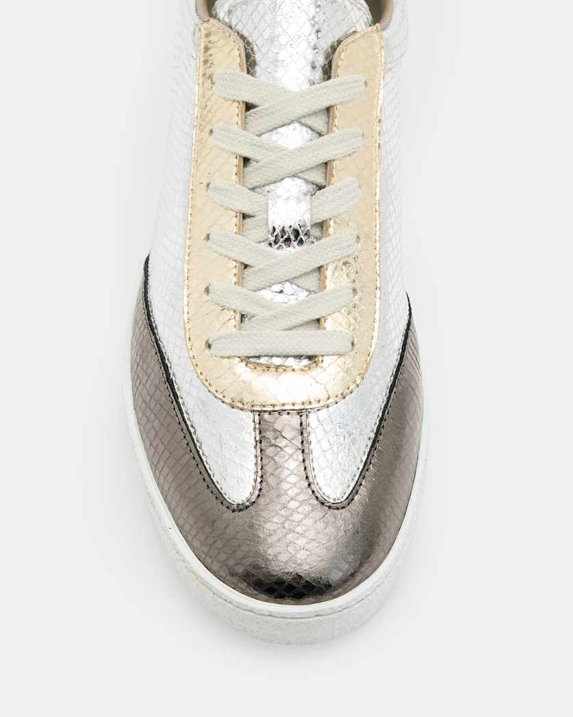 Thelma Metallic Low Top Trainers