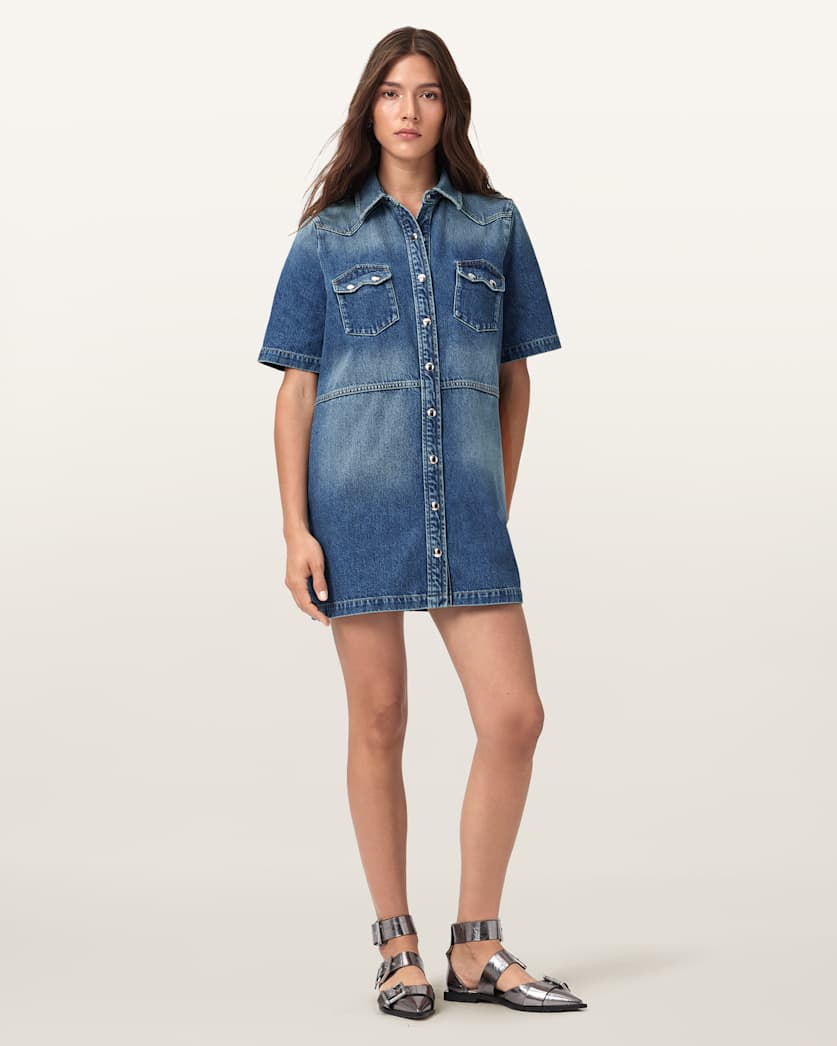 Rock Denim Mini Dress