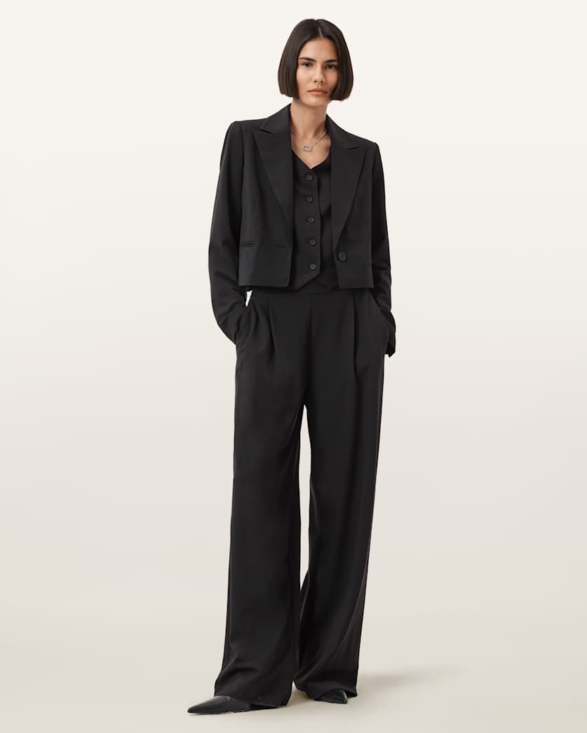 Shores Cropped Relaxed Fit Blazer