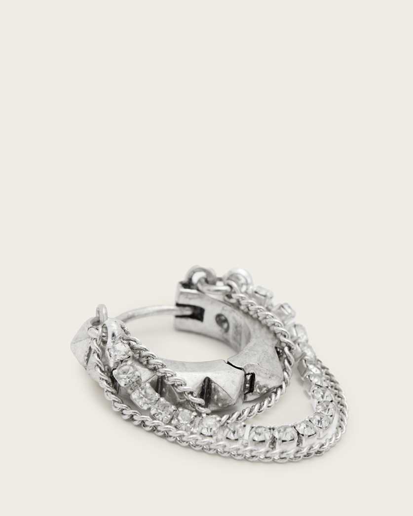 Trudy Small Chain Hoop Earrings