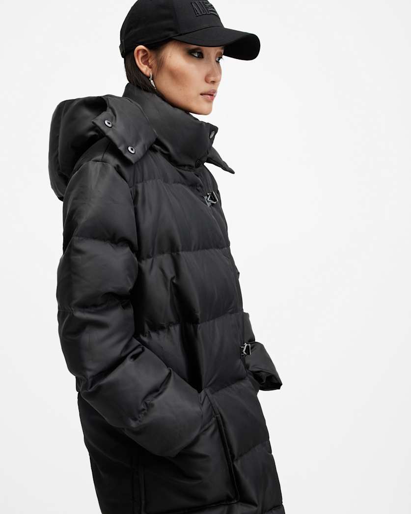 Allana Funnel Neck Recycled Puffer Jacket