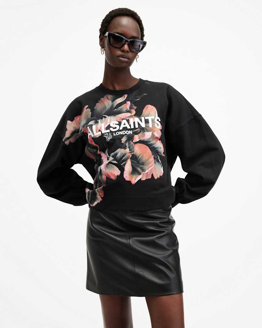 Fleurir Lila Oversized Sweatshirt