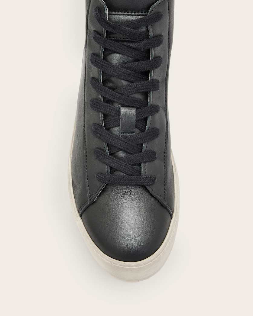 Tana Leather High Top Trainers