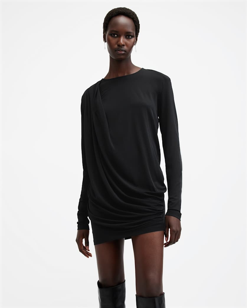 Devin Draped Mini Dress