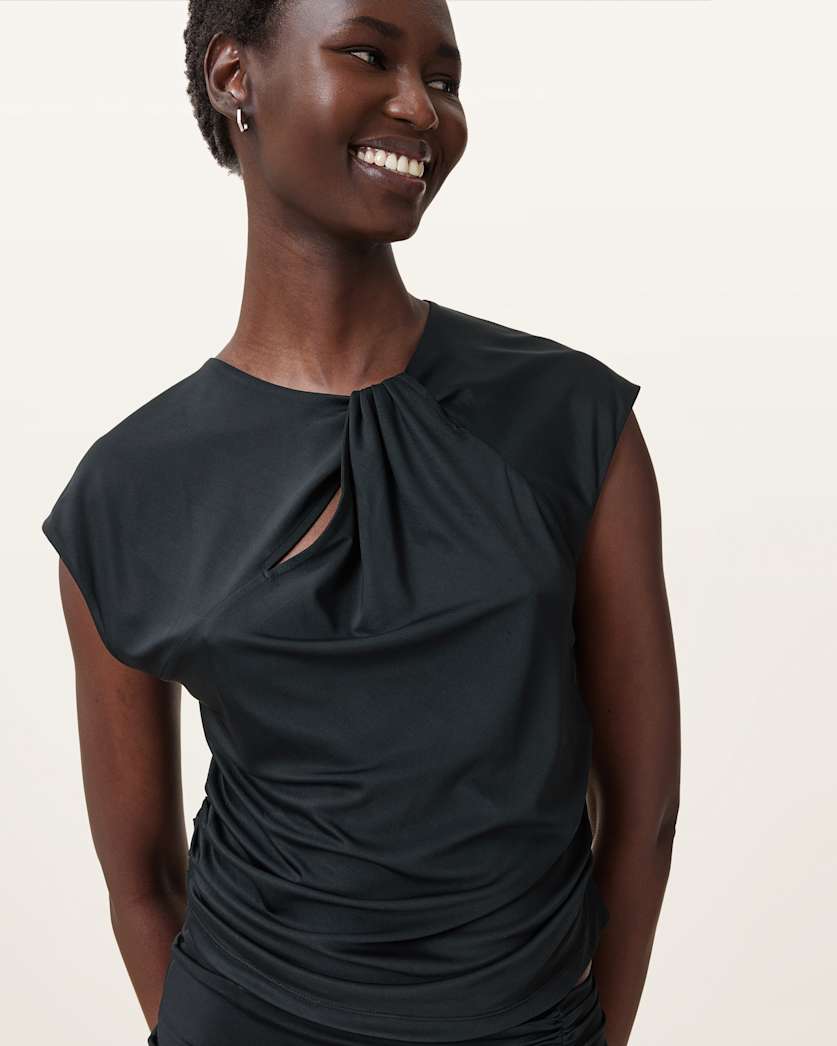 Annalie Slim Fit Jersey Top