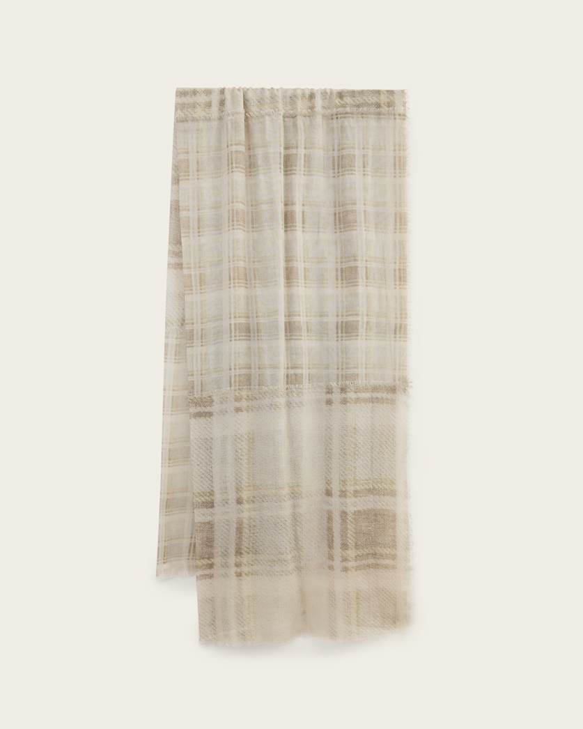 Rumi checked scarf