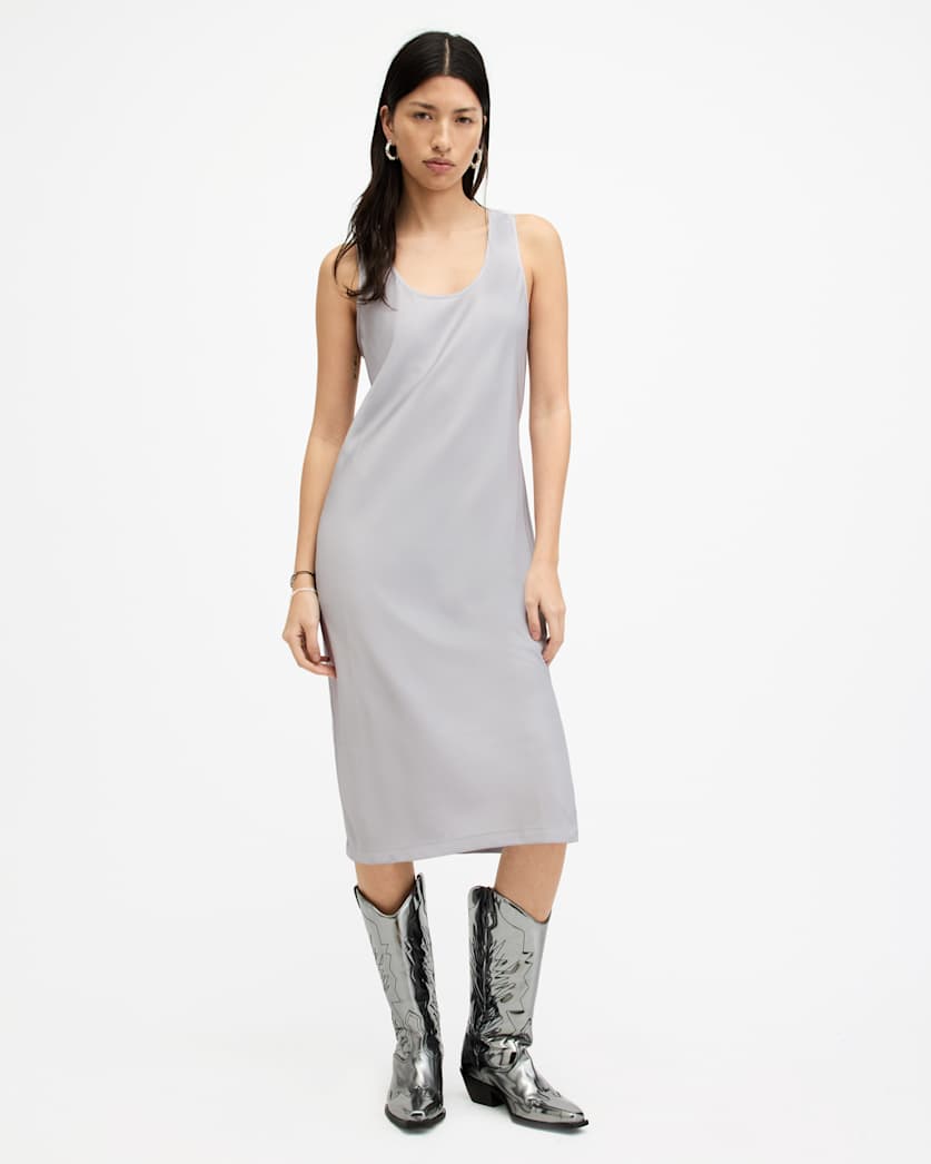Patrice 2-In-1 Ribbed Midi Dress