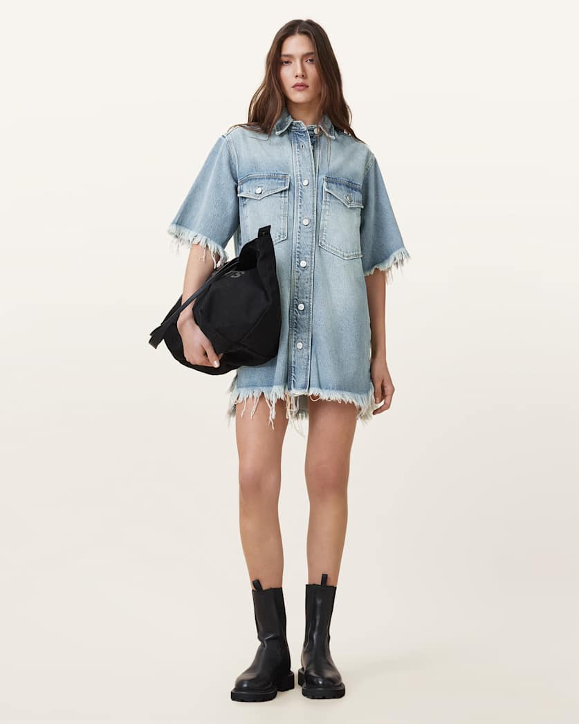 Faye Denim Mini Dress