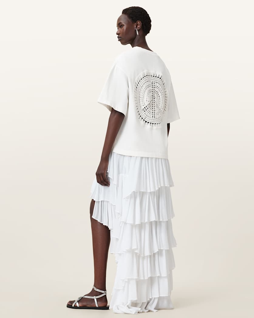 Amelie Crochet Oversized Boxy T-Shirt